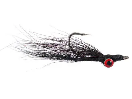 Clouser Minnow Black 6