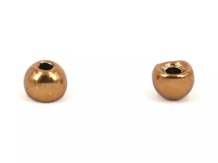 Tungsten Kopfperlen - METALLIC BROWN - 10 Stk.