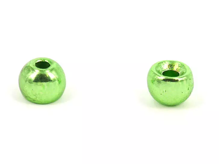 Tungsten Kopfperlen - METALLIC GREEN - 10 Stk.