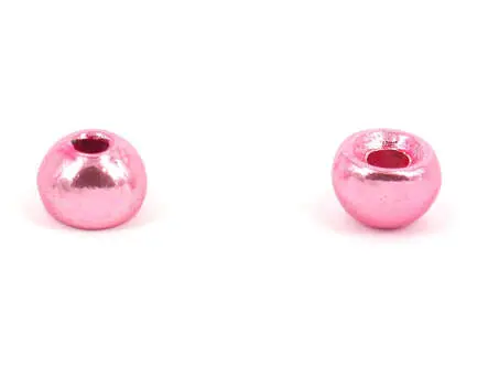 Tungsten Kopfperlen - METALLIC PINK - 10 Stk. - 2,5 mm