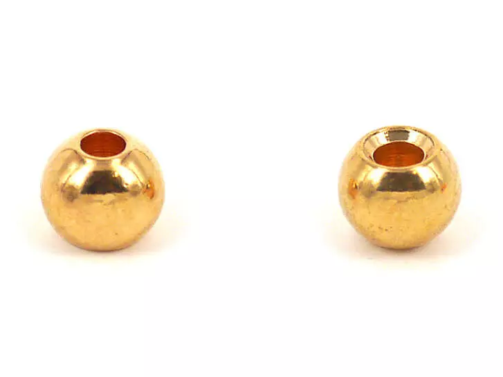 Messing Kopfperlen - GOLD - 25 Stk.