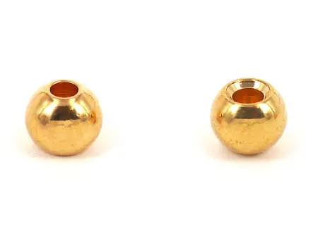 Messing Kopfperlen - GOLD - 25 Stk. - 3,2 mm