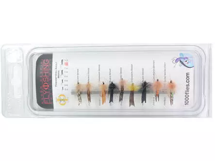 Set Trichoptera (Adult Sedge) - L - 9 Fliegen