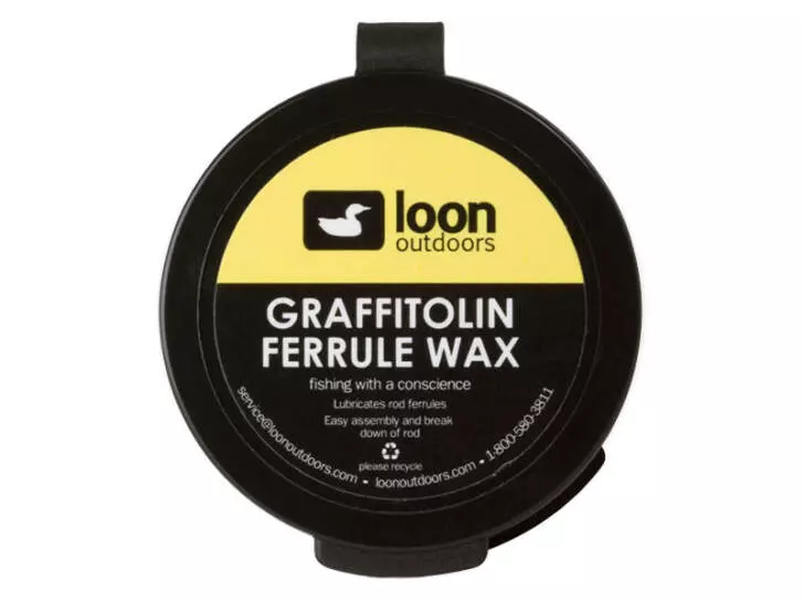GRAFFITOLIN FERRULE WAX loon outdoors - Paste für Rutenverbindungen