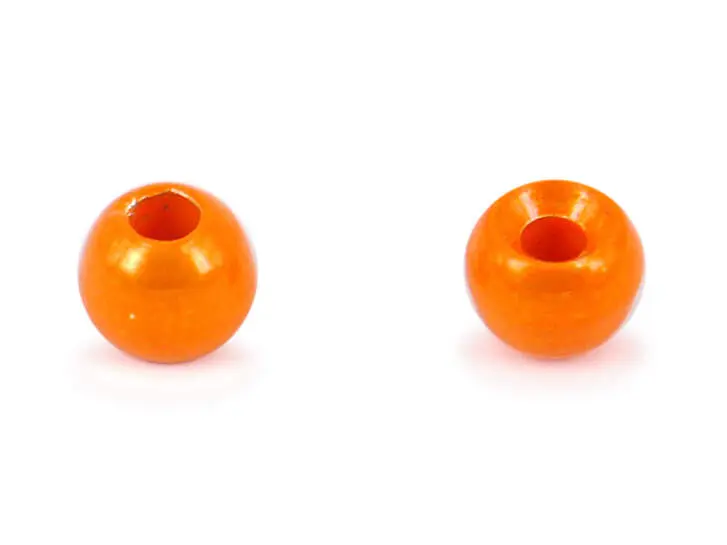 Tungsten Kopfperlen - METALLIC ORANGE - 10 Stk. - 4,0 mm