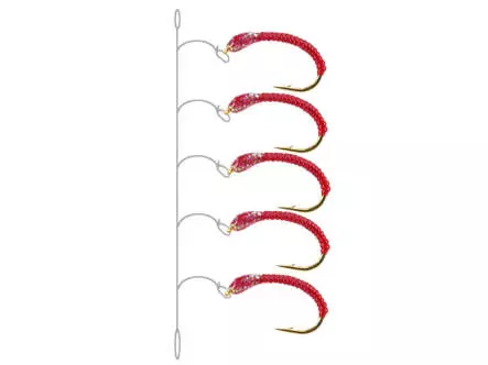 Renken Hegene ALL RED GLITTER 14