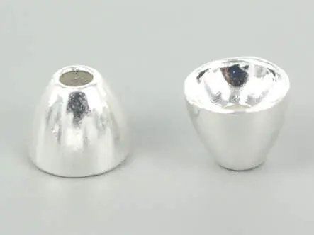 Tungsten Coneheads - SILBER - 10 Stk. - 5 x 4 mm