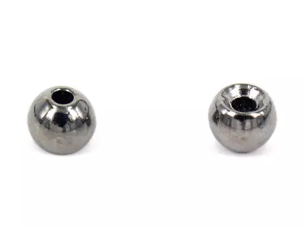 Tungsten Kopfperlen - SCHWARZ NICKEL - 10 Stk.