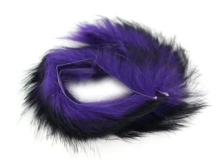 TWO TONE ZONKER STRIPS hotfly - 2 pc. x 35 cm - purple / black