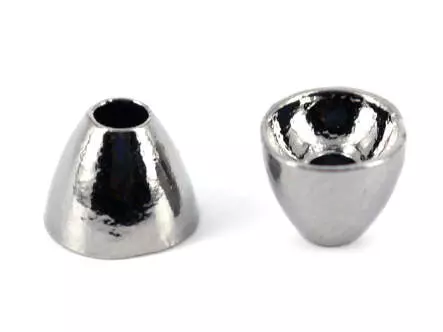 Tungsten Coneheads - SCHWARZ NICKEL - 10 Stk.