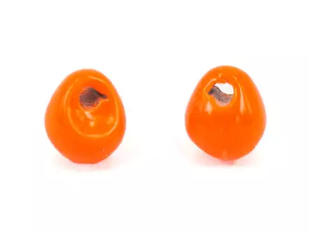 Jig-Off Tungstenperlen - FLUO ORANGE - 10 Stk.