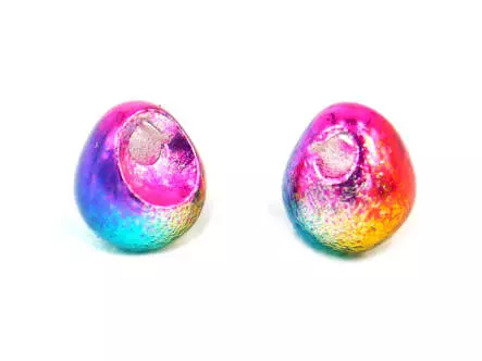Jig-Off Tungstenperlen - REGENBOGEN - 10 Stk.