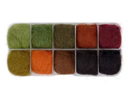 Dubbing dispenser ALPACA NATURAL hotfly - 10 x 1 g