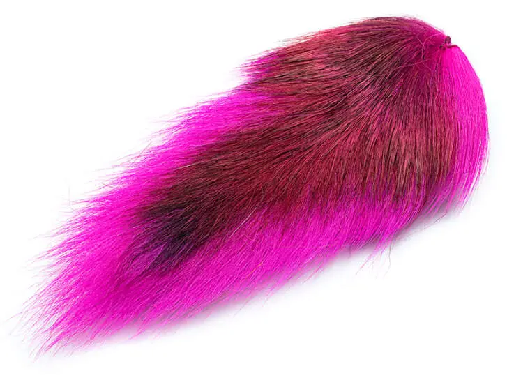 WHOLE BUCKTAIL PREMIUM XL hotfly - fluo pink