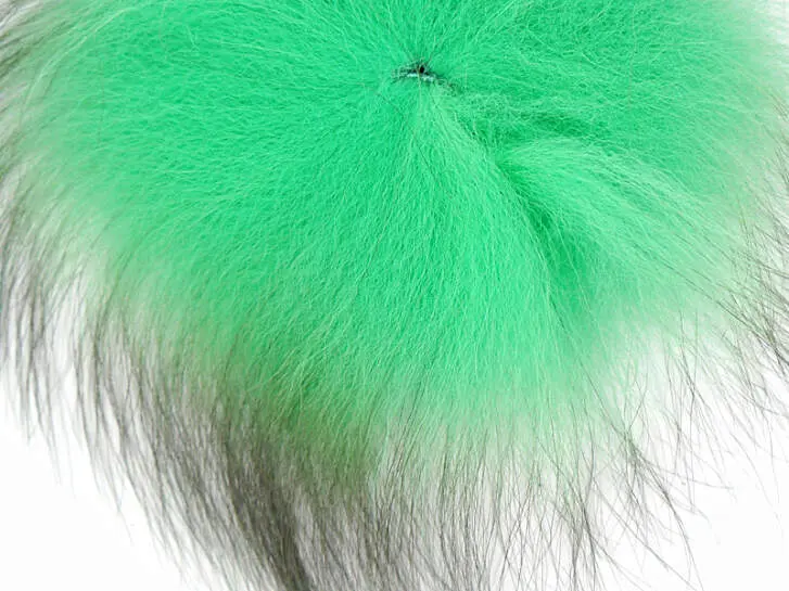 ARCTIC FOX RING TAIL 3X LONG PREMIUM hotfly - green