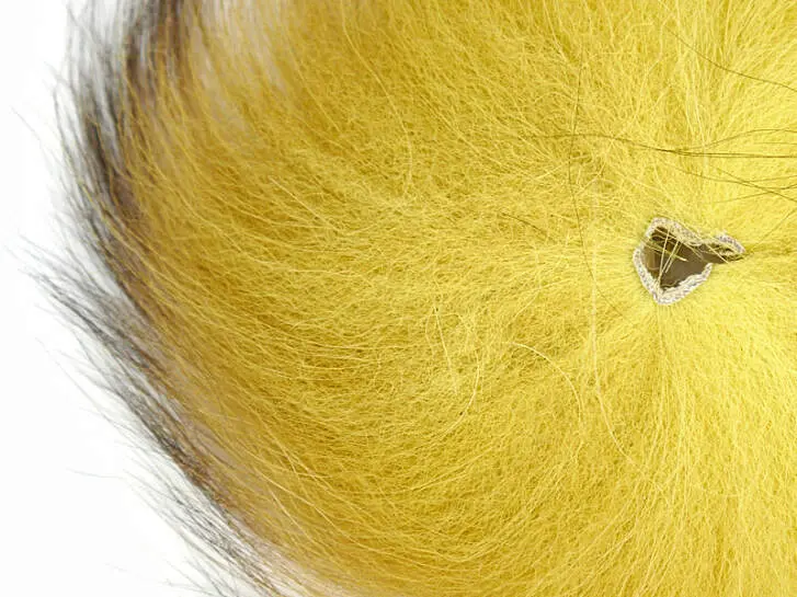ARCTIC FOX RING TAIL 3X LONG PREMIUM hotfly - yellow