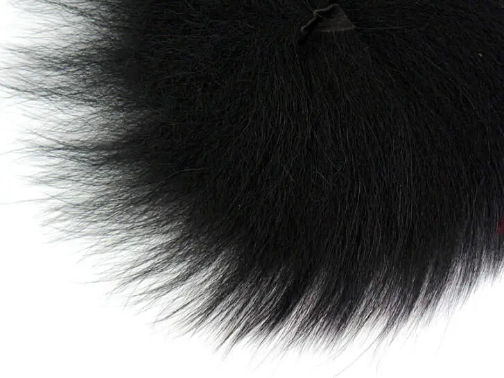 ARCTIC FOX RING TAIL 3X LONG PREMIUM hotfly - black