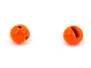 Tungsten Kopfperlen geschlitzt - FLUO ORANGE - 100 Stk. - 4,6 mm