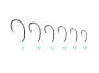 Haken hotfly GRUB PUPA barbless - 25 Stk.