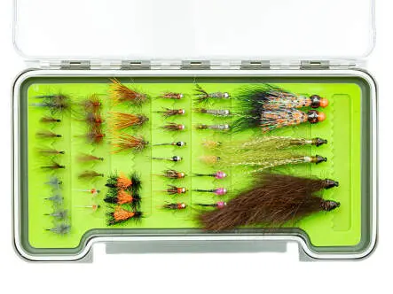 Fliegenset hotfly FORELLE UNIVERSAL BL - 48 Fliegen ohne...
