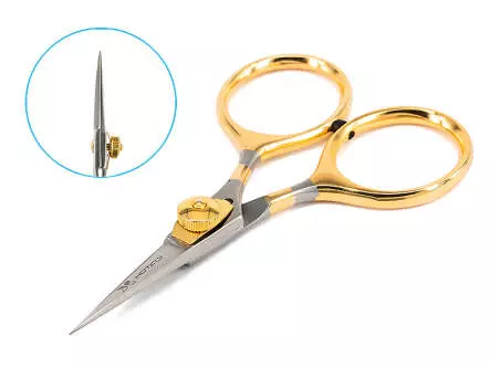 Schere hotfly RAZOR GOLD STRAIGHT - 4.00"