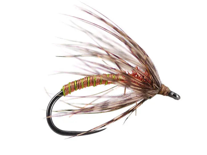 Copper Metallic Soft Hackles Spider BL