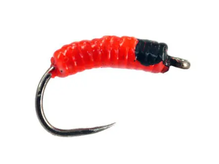 FC French Simple Nymph Red Black BL