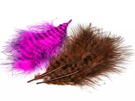 GRIZZLY MARABOU hotfly - 5 Stk. - ca. 13 cm
