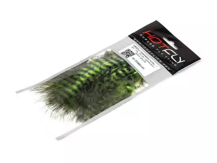 GRIZZLY MARABOU hotfly - 5 Stk. - ca. 13 cm