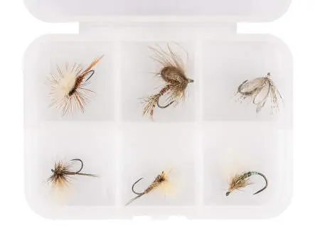Fliegenset hotfly CDC ESSENTIAL V2 LTD - 6 Fliegen BL mit...