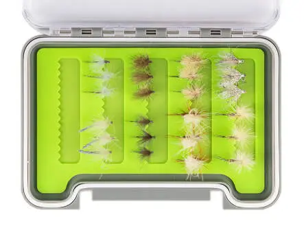 Fliegenset hotfly CDC UNIVERSAL LTD - 24 Fliegen BL mit Box