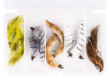 Fliegenset hotfly CONEHEAD STREAMER - 10 Fliegen BL mit Box
