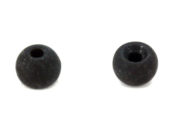 Tungsten Kopfperlen - MATT BLACK - 10 Stk.