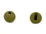 Tungsten Kopfperlen geschlitzt - MATT OLIVE - 100 Stk. - 4,0 mm