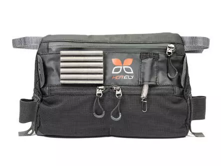 Brusttasche für Wathose TRICKY B BLACK EDITION hotfly