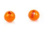 Tungsten Kopfperlen geschlitzt - METALLIC ORANGE - 100 Stk. - 2,5 mm