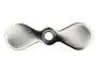 Propeller spinfly TURBOPROP hotfly - SILVER - 20 Stk.