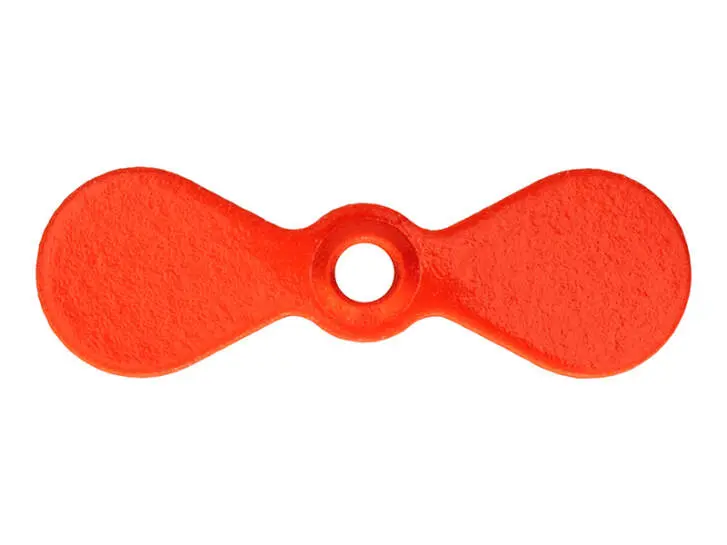 Propeller spinfly TURBOPROP hotfly - FLUO ORANGE - 10 Stk. - 22 x 7 mm
