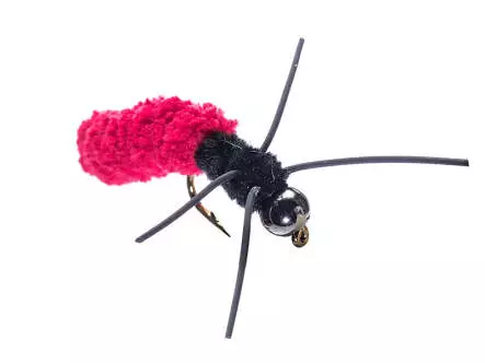 Rubber Leg Mop Fly Fluo Pink