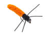 Rubber Leg Mop Fly Fluo Orange 10