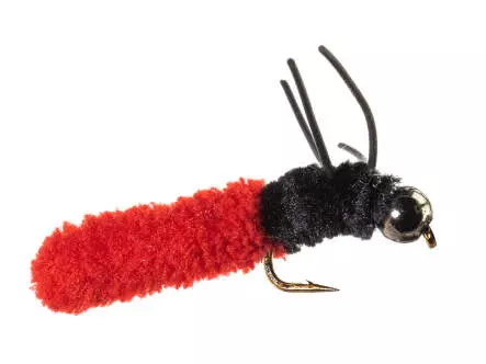 Rubber Leg Mop Fly Red