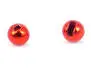 Tungsten Kopfperlen geschlitzt - METALLIC RED - 10 Stk. - 4,6 mm