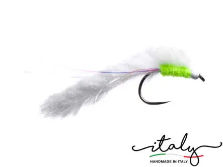 BH Eggstasty Streamer White Chartreuse BL