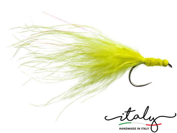 BH Competiton Wooly Bugger Fluo Yellow BL