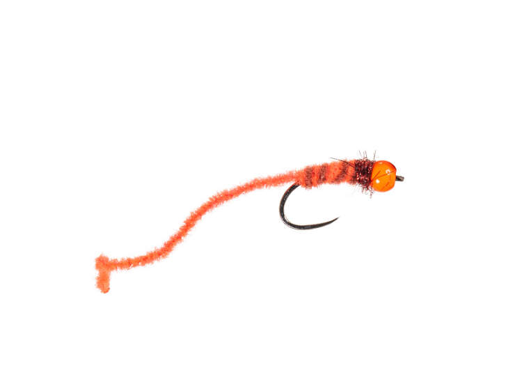 Simple Nano Chenille Worm TG Hot Red BL