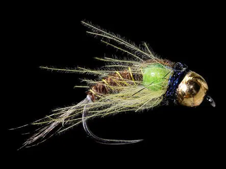 Pheasant Tail Natural & Lime TG BL  12
