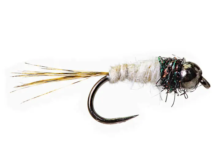 TG Natural CDC Nymph BL White