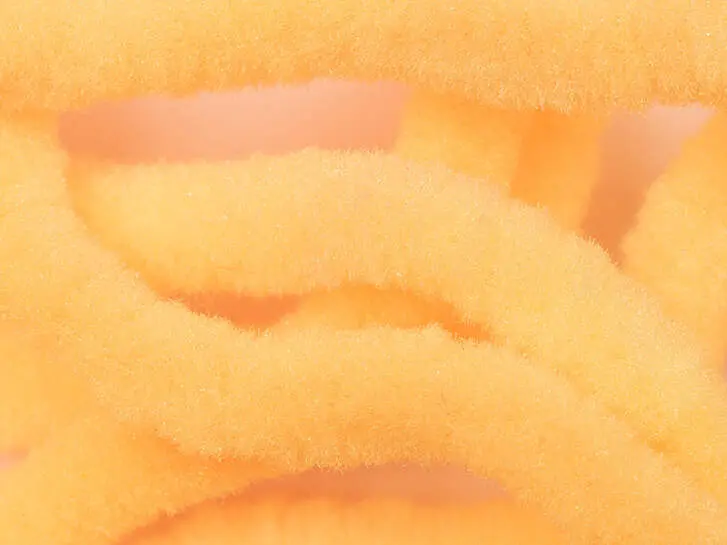 MOP FLY CHENILLE hotfly - 6 mm - 200 cm - fluo orange