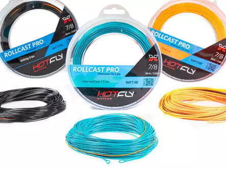 Fliegenschnur ROLLCAST PRO hotfly - 36m - WF