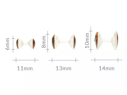 LIGHTWEIGHT DUMBBELL EYES hotfly - 10 pc